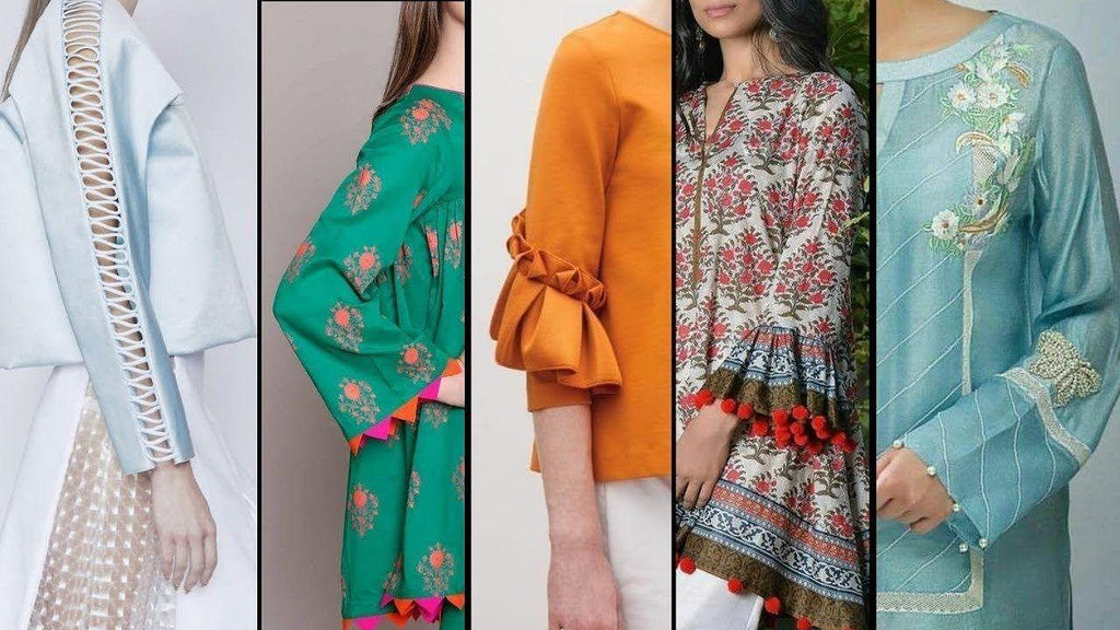 Umbrella Style Kurti with Fusion Print and Designer Sleeves: Perfect for  Any Occasion